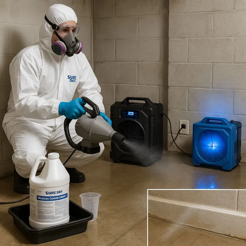 Sanitization and Odor Removal process in Montgomery, NJ