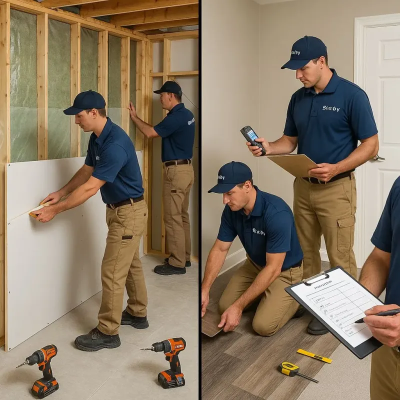 Repairs and Reconstruction process in Montgomery, NJ